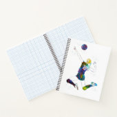 Carnet Joueuse de volley-ball féminine (Intérieur)
