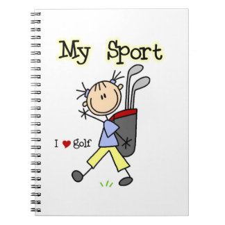 Carnet Jouez au golf mon sport