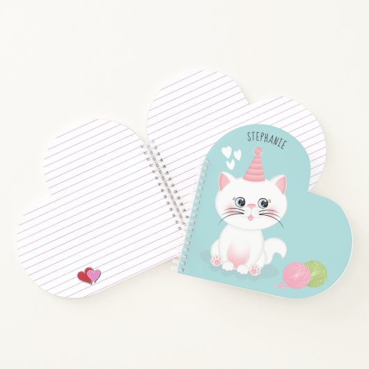 Carnet Jour de Félicitations pour Chat Parfait Anniversai (Intérieur)