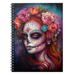 Carnet Jour De La Fille Du Crâne Sucre Des Morts