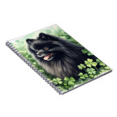 Carnet Jour de la Saint Patrick noir de Poméranie (Côté Droit)
