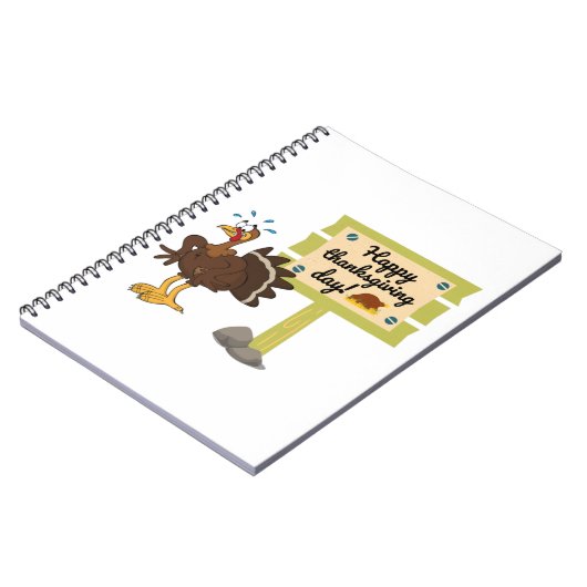 Carnet Jour du bon thanksgiving amusant (Côté gauche)