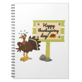 Carnet Jour du bon thanksgiving amusant (Devant)