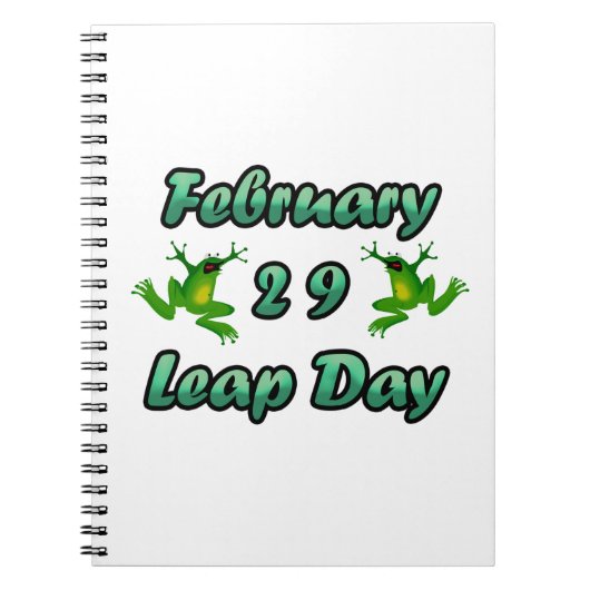 Carnet Jour du saut 29 février (Devant)