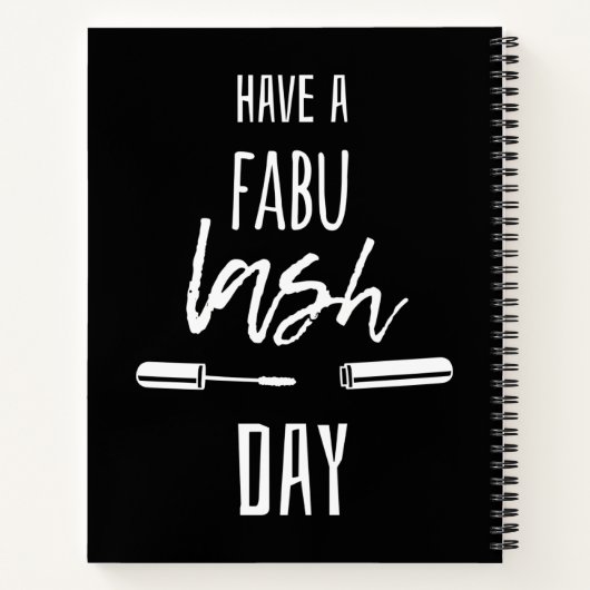 Carnet Jour Fabu Lash (Dos)