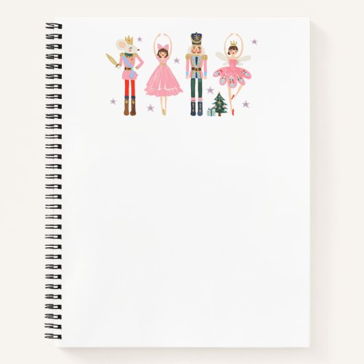 Carnet Jour férié de Noël rose (Devant)