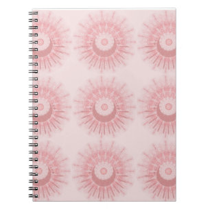 Carnet Journal Cahier Motif Tribal Bohème Rose Far