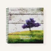 Carnet Journal de l'arbre violet (Devant)