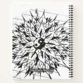 Carnet Journal, Fleur de vie (Dos)