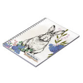 Carnet Journal Lapin Vintage (Côté gauche)