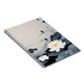 Carnet Journal Minimaliste Fleur de Lotus (Côté Droit)