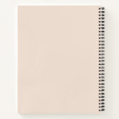 Carnet Journal Moderne Esthétique Pastel | maman d (Dos)