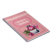 Carnet/Journal Mon Carnet sucré Cupcake rose (Côté Droit)