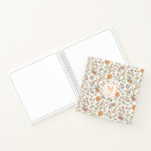 Carnet Journal Monogramme Fleur Sauvage (Intérieur)