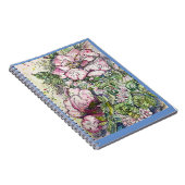Carnet Journal/Notebook- "Peonies & Dogwood" (Côté Droit)