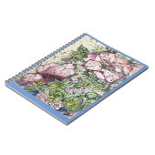 Carnet Journal/Notebook- "Peonies & Dogwood" (Côté gauche)