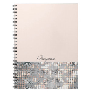 Carnet Journal Paillettes Pailletées Paillettes Gl