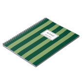 Carnet Journal Personnalisé à Rayures (Côté gauche)