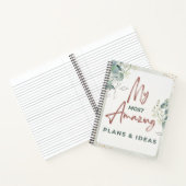 Carnet Journal, Planificateur Tournesol décoratif (Intérieur)