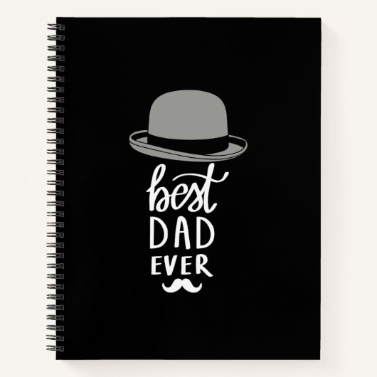 Carnet Journal Vintage Noir & Blanc Propre (Devant)