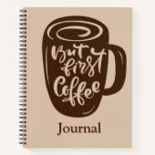 Carnet Journalisation Avec Café (Devant)