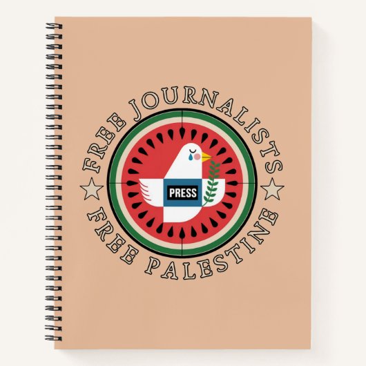 Carnet Journalistes libres Palestine libre (Devant)