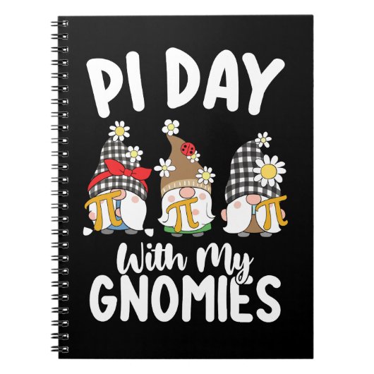 Carnet Journée de Pi avec mes gnomes drôle de maths mathé (Devant)