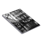 Carnet Journée des pluies à Paris| Noir et blanc (Côté Droit)