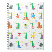 Carnet Journée ensoleillée motif de Rue Sésame (Devant)