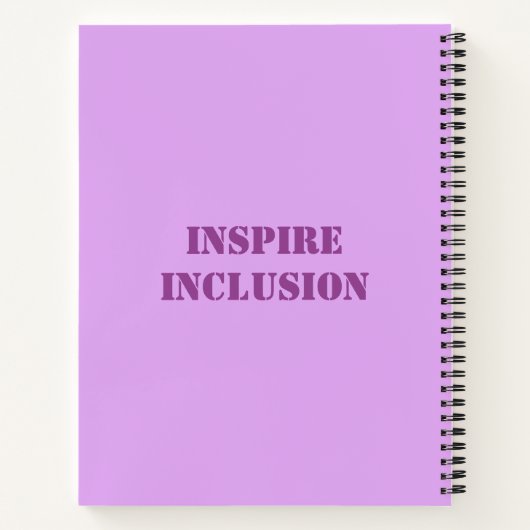 Carnet Journée internationale de la femme 8 mars (Dos)