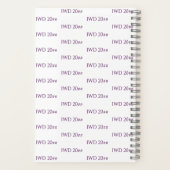 Carnet Journée internationale de la femme 8 mars Inspirer (Verso)