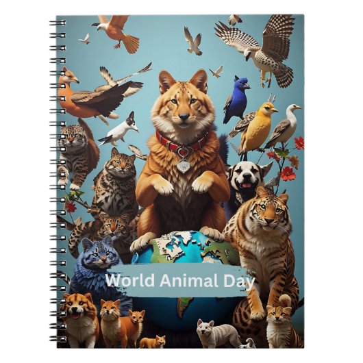 Carnet Journée mondiale des animaux (Devant)