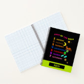 Carnet Jours de la semaine d'apprentissage (Intérieur)