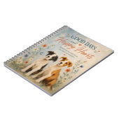 Carnet Jours heureux cœurs joyeux (Côté gauche)