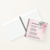 Carnet Jours incertains - Hope Courage Encouragement Poem (Intérieur)