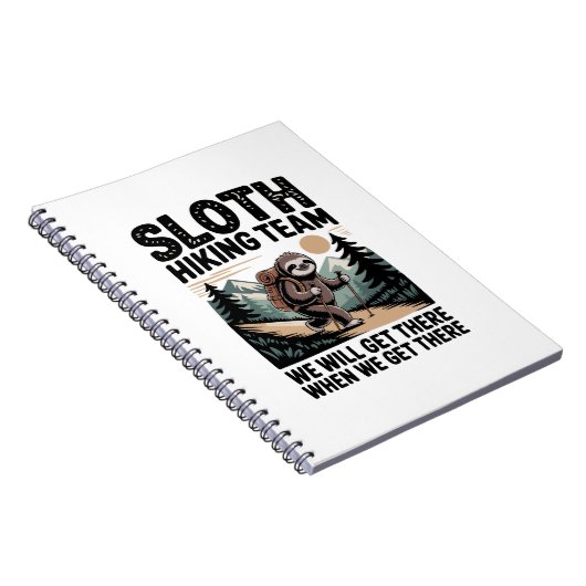 Carnet Jours Lents Vibes ensoleillées Sloth Hammock Trop (Côté Droit)