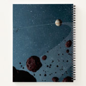Carnet Jovian Trojans Astéroïdes. (Dos)