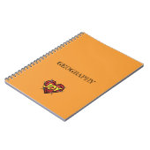 Carnet Joy Orange (Côté gauche)