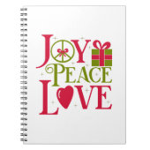 Carnet Joy Peace Love (Devant)