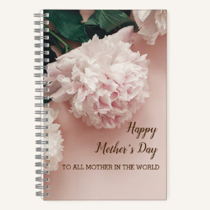 Carnet Joyeuse Fête des Mères Floral Spirale 5,5" x 8,5"