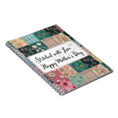 Carnet Joyeuse fête des mères - Motif de courtepointe rét (Côté Droit)