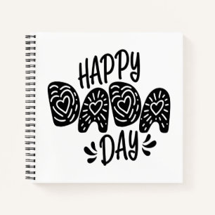 Carnet Joyeuse fête du Dada Bonne Fête des pères Ordina