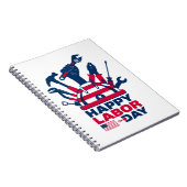 Carnet Joyeuse Fête du Travail, Fête des États-Unis (Côté Droit)