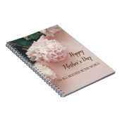 Carnet Joyeuse fleur de la Fête des Mères Photo Spirale ( (Côté Droit)