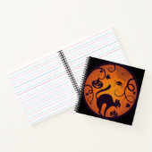 Carnet Joyeuse lanterne d'Halloween araignées et chauves- (Intérieur)