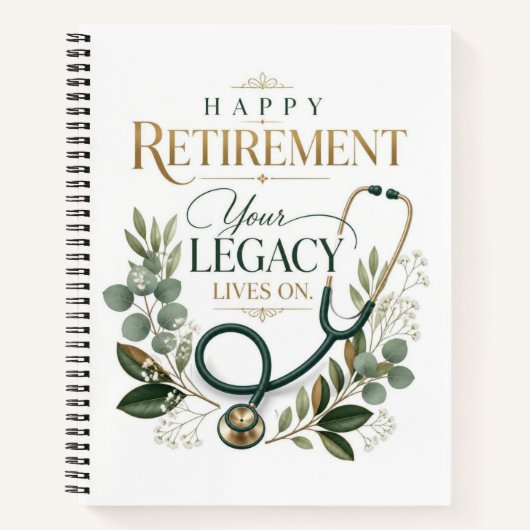Carnet Joyeuse Retraite Docteur (Devant)
