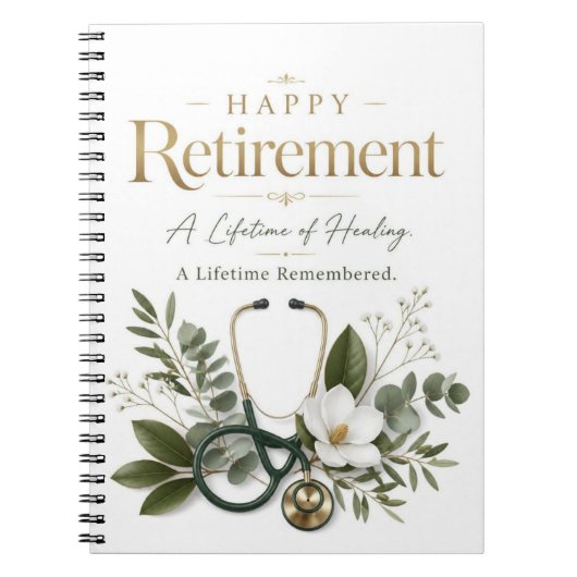 Carnet Joyeuse Retraite Docteur (Devant)