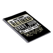 Carnet Joyeuse retraite Hommes Femmes Retraite Humour de (Côté Droit)