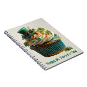 Carnet Joyeuse Saint-Patrick Cupcake Chanceux (Côté Droit)