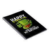 Carnet Joyeuse Saint-Patrick Et Oui C'est Mon Anniversair (Côté Droit)
